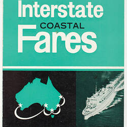 Pamphlet - Lloyd Triestino Line, SS Galileo & SS Marconi, 'Australian Interstate Coastal Fares', 1968