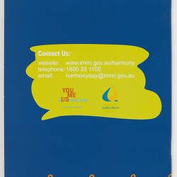 Planning Guide - Harmony Day, 2004