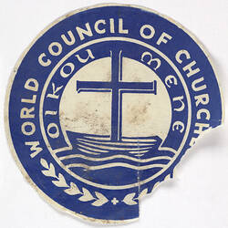 Baggage Labels - World Council of Churches, circa 1950s