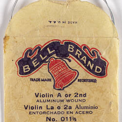 Violin String & Envelope - National Musical String Co, circa 1950s