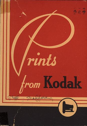 Folder - Kodak Australasia Pty Ltd, Kodak Prints & Negative Folder, circa 1965
