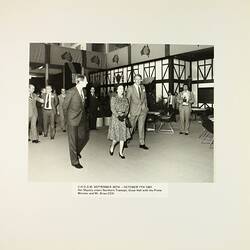 Photograph - Commonwealth Heads of Government Meeting, Visit by Queen Elizabeth II, Royal Exhibition Building, Melbourne, 30 Sep-7 Oct 1981