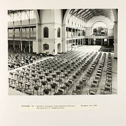 Photograph - Programme '84, Timber Floor Replacement in the Great Hall, Royal Exhibition Buildings, 8 Nov 1984