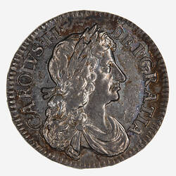 Coin - Groat, Charles II, Great Britain, 1677 (Reverse)