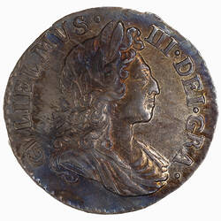 Coin - Twopence, William III, England, Great Britain, 1698 (Obverse)