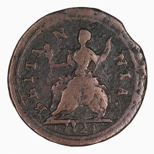 Coin - Crown (5 Shillings), Queen Anne, Great Britain, 1707 (Reverse)