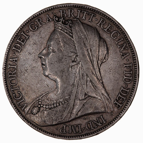 Coin - Crown, Queen Victoria, Great Britain, 1900