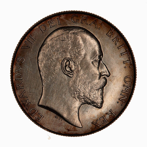 Coin - Halfcrown, Edward VII, Great Britain, 1902 (Obverse)