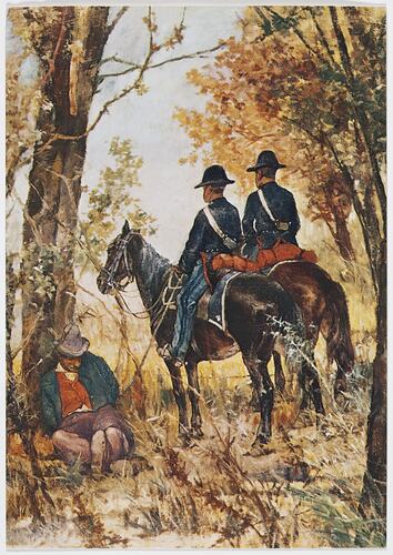 Postcard - The Robber Tied