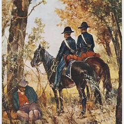 Postcard - The Robber Tied
