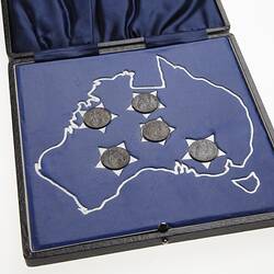 Coin Set - 'Anzac Commemoration', Presented to Mrs A. E. Kemp, Australia, 1926