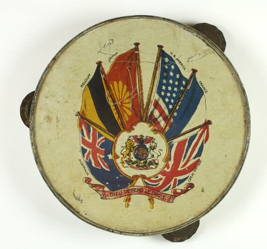 Tambourine - Allied Nations, circa 1914-18