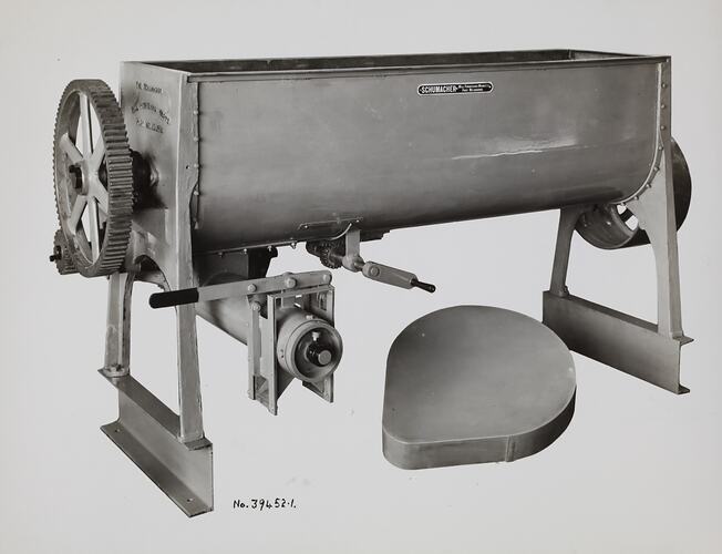 Photograph - Schumacher Mill Furnishing Works, 'Mixing Equipment', Port Melbourne, Victoria, circa 1940s