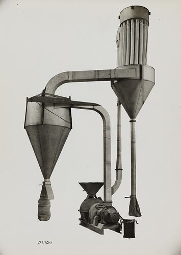Photograph - Schumacher Mill Furnishing Works, 'No. 13 Swing Hammer Grinding Machine', Port Melbourne, Victoria, circa 1940s
