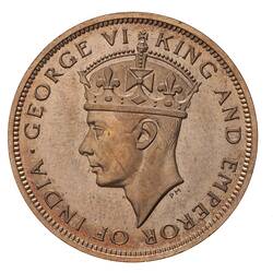 Proof Coin - 1 Cent, British Honduras (Belize), 1937