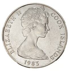 Coin - 50 Cents, Cook Islands, 1983