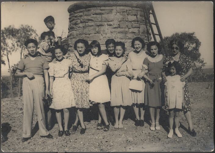 Photograph - Gung Family, Lake Mountain, circa 1930s-1940s
