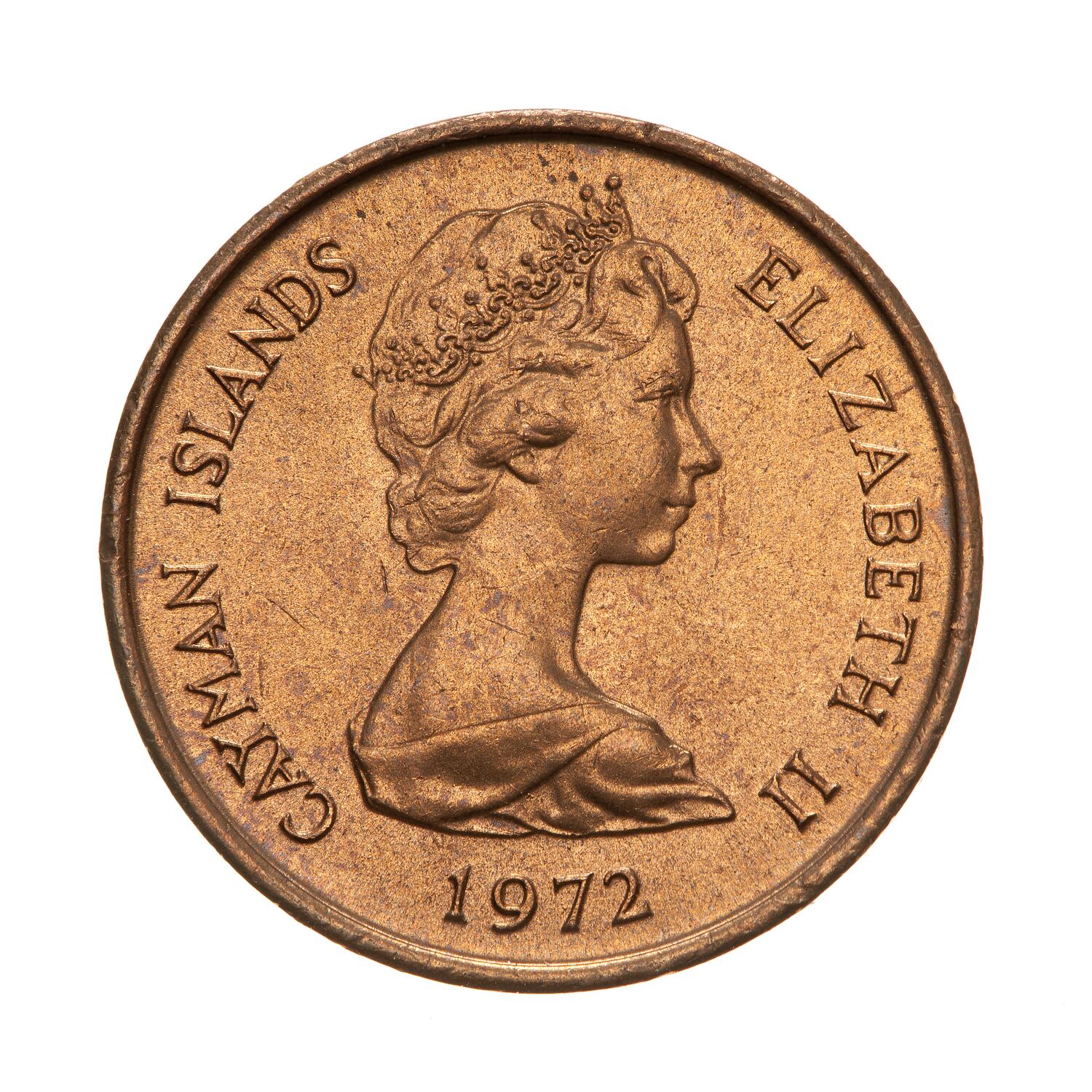 Coin 1 Cent Cayman Islands 1972
