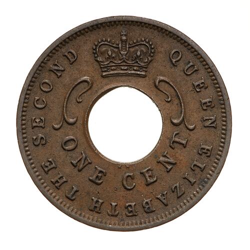 Coin - 1 Cent, British East Africa, 1959