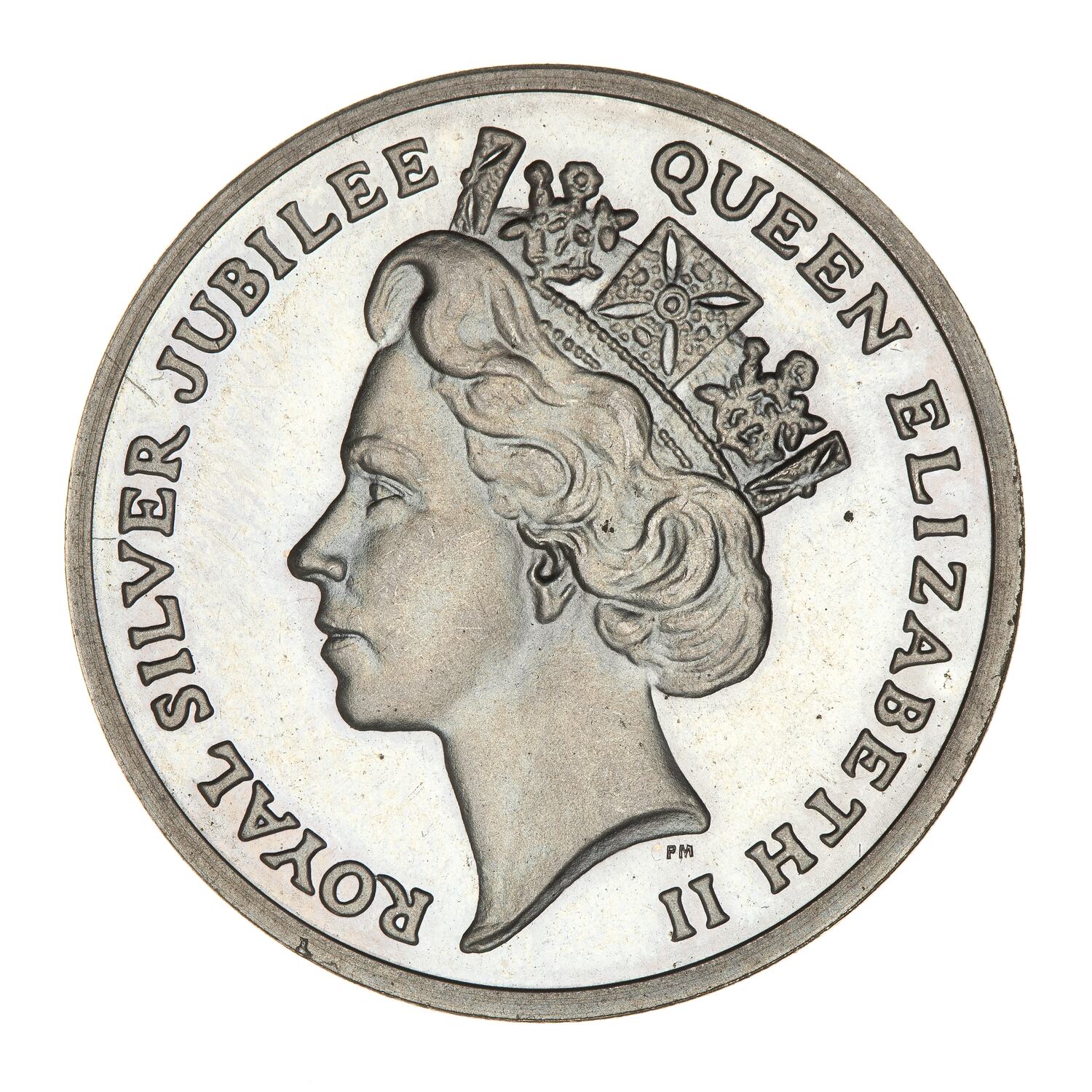 Medal Silver Jubilee Of Queen Elizabeth Ii Hong Kong 1977 0314