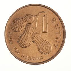 Coin - 1 Butut, Gambia, 1974