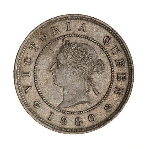 Coin - Farthing, Jamaica, 1880