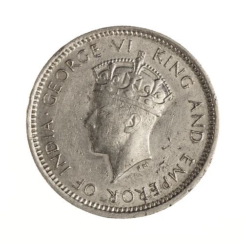 Coin - 5 Cents, Hong Kong, 1937