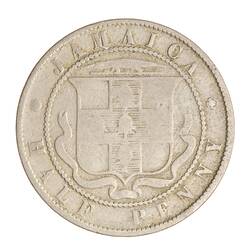 Coin - 1/2 Penny, Jamaica, 1871