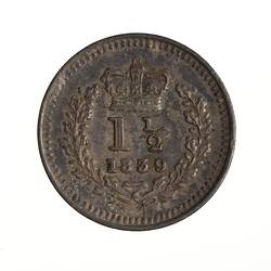 Coin - 3 Halfpence, Jamaica, 1839