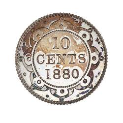 Proof Coin - 10 Cents, Newfoundland, 1880