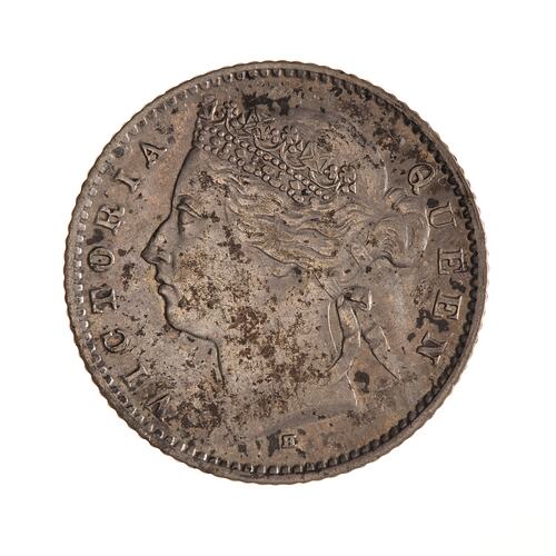 Coin - 10 Cents, Straits Settlements, 1882