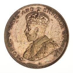 Coin - 2 Cents, Mauritius, 1922