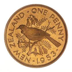 Proof Coin - 1 Penny, New Zealand, 1953