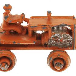 Toy Massey Harris Tractor - Lesney, Matchbox No. 4, Orange