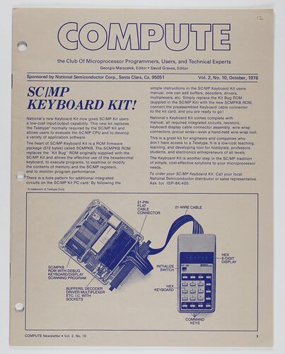 Newsletter - COMPUTE, Vol 2 No 10, Oct 1976