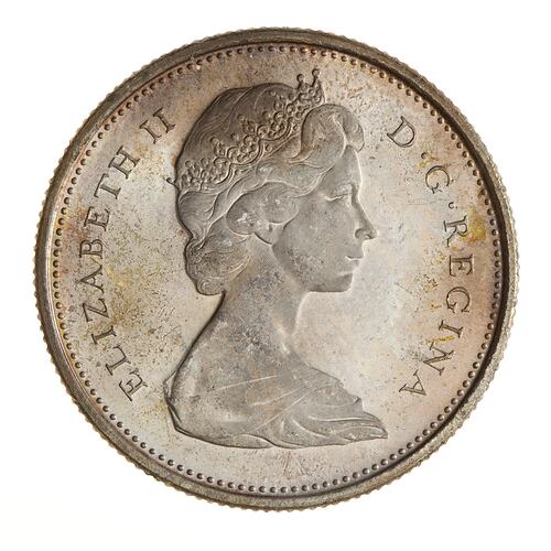 Coin - 25 Cents, Canada, 1968