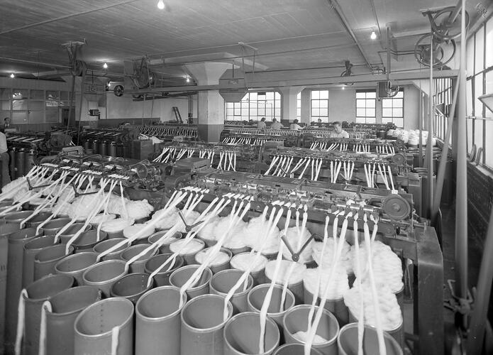 Woollen Mill, Factory Interior, Melbourne, Victoria, 1955
