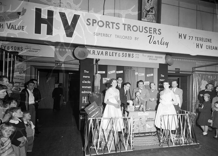 H. R. Varley & Sons Pty Ltd, Menswear Promotional Stand, Melbourne, Victoria, 1957