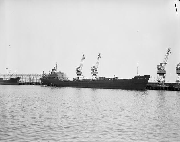 Negative - 'Lake Torrens' Cargo Ship, Victoria, 1958