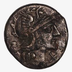 Coin - Denarius, Sextus Pompeius, Ancient Roman Republic, 137 BC