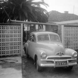 Digital Photograph - John & Barbara Woods First Car, West Preston, 1958