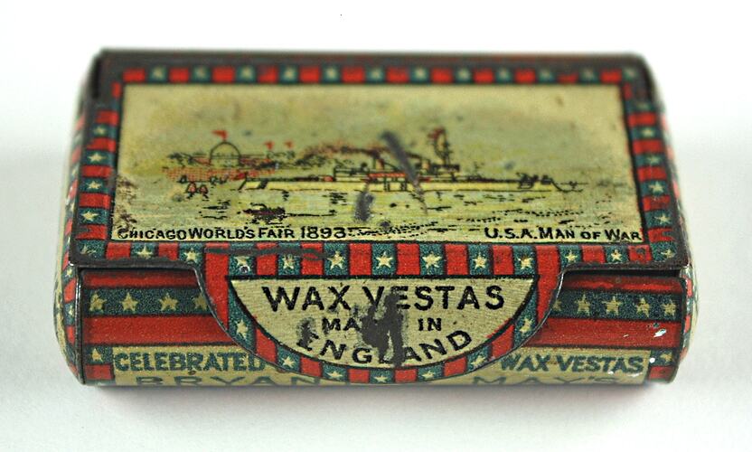 Tin - Wax Vestas, 'Bryant & May London', circa 1900