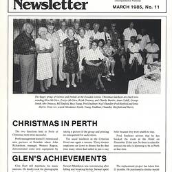 Newsletter - 'Australian Kodakery', No 168, March 1985