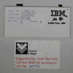 Keyboard - IBM, PC/AT, circa 1984