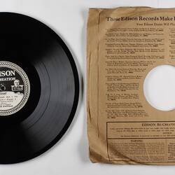 Disc Recording - Edison, Double-Sided, 'How Near Am I To Slumber Part 1' & 'Part 2', 1921-1929