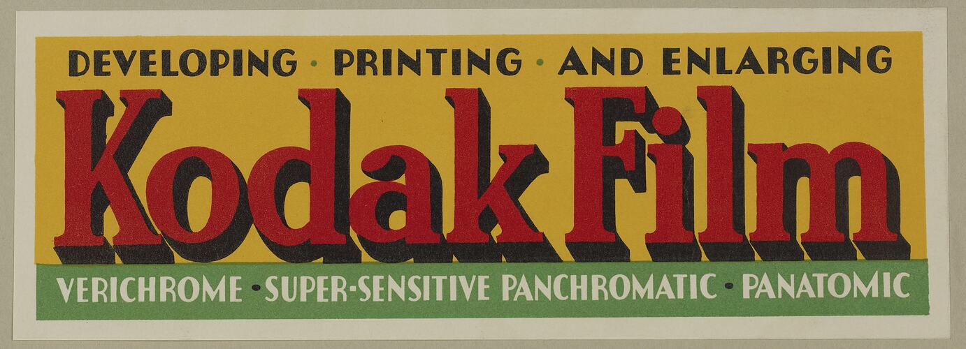 Kodak Photographic Film Advertising Posters
