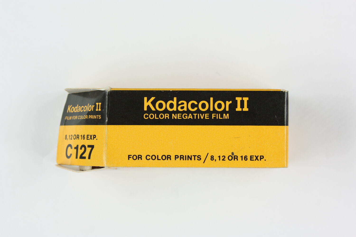 Box Eastman Kodak, 'Kodacolor II', 127 film spool, circa 1983