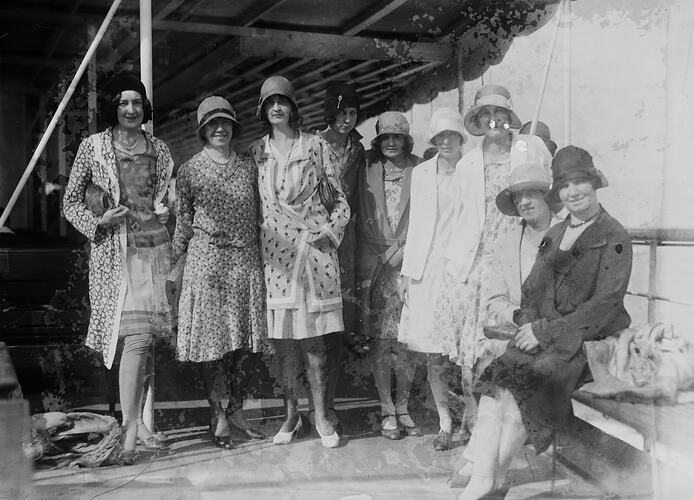 Women on Balcony, circa 1930s