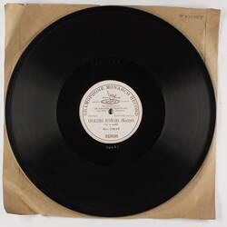 Disc Recording - Gramophone Monarch, Single Sided, 'Cavalleria Rusticana', (Mascagni), 1904-1909