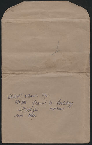 Photographic envelope.